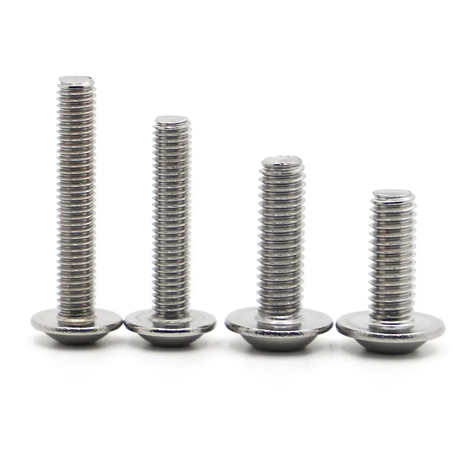 M2 M2.5 M3 M4 M5 M6 M8 304 Stainless Steel Hexagon Socket Button Head Screws With Washer Collar Bolt ISO7380.2