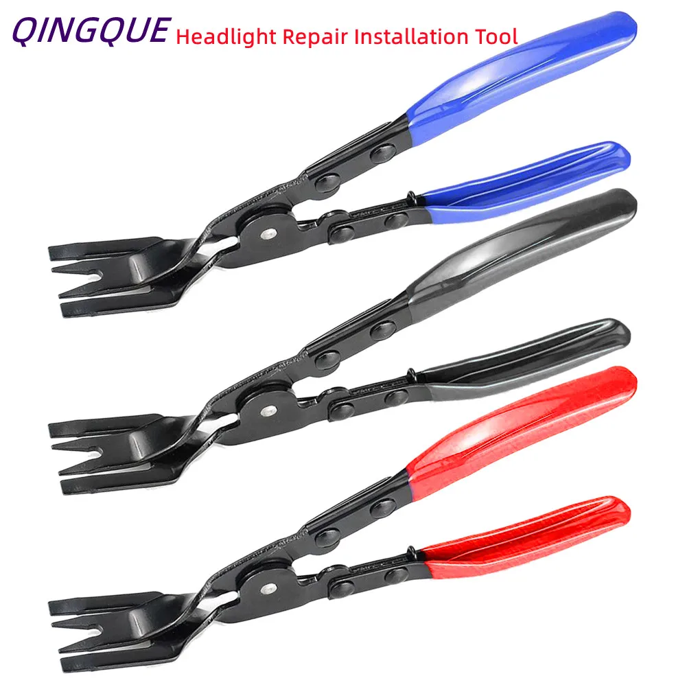 Car Door Panel Dashboard Removal Tool Car Headlight Repair Installation Tool Car Trim Clip Removal Pliers Blue/Red/Black