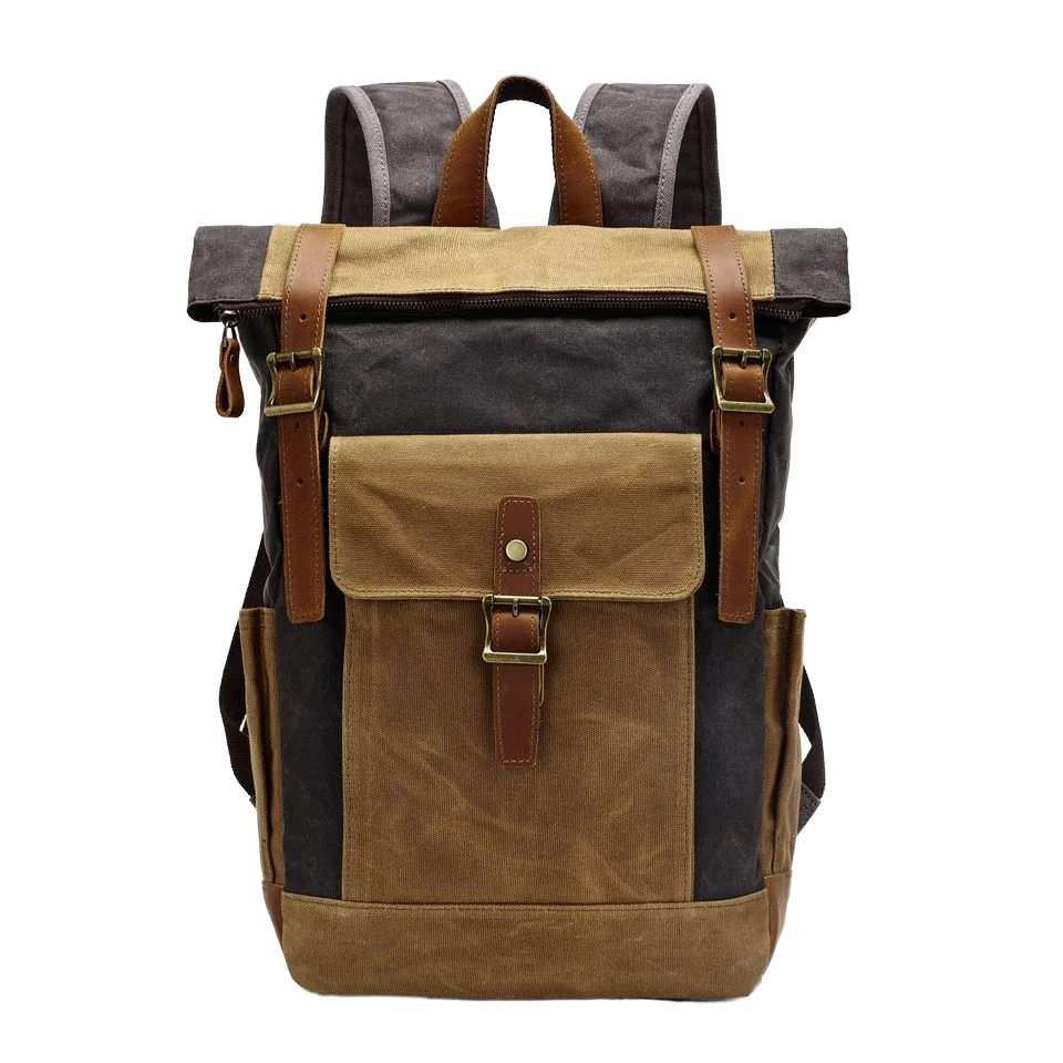 

Ретро холщовый рюкзак большой вместимости для мужчин, винтажный чехол для отдыха на природе, путешествий на короткие расстояния, пешего туризма, альпинизма