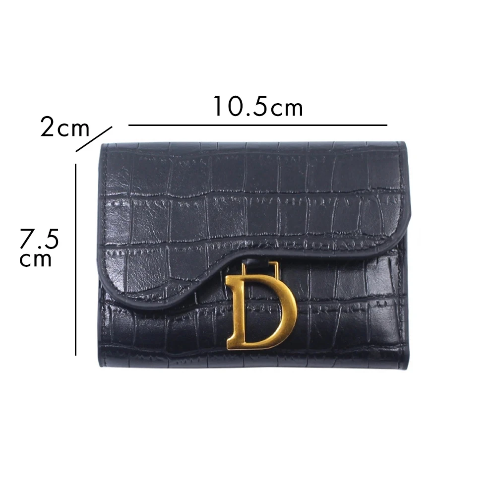 Vrouwen Korte Portemonnee Kleine Mode Luxe Merk Lederen Portemonnee Dames Kaart Tas Voor Vrouwen Clutch Vrouwelijke Portemonnee Geld Clip Portemonnee