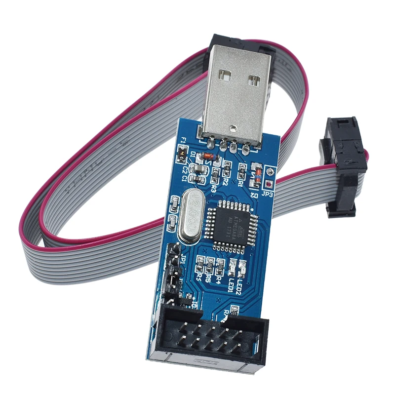LIZAO USBASP USBISP AVR Programmer USB ISP Programmer for ATMEGA8 ATMEGA128 Support Win7 64 Bit
