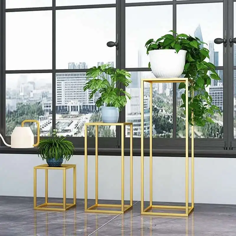 

Nordic Minimalist Flower Stand Aesthetics Display Living Room Plant Flower Pot Stand Designer Porte Plantes Home Furniture