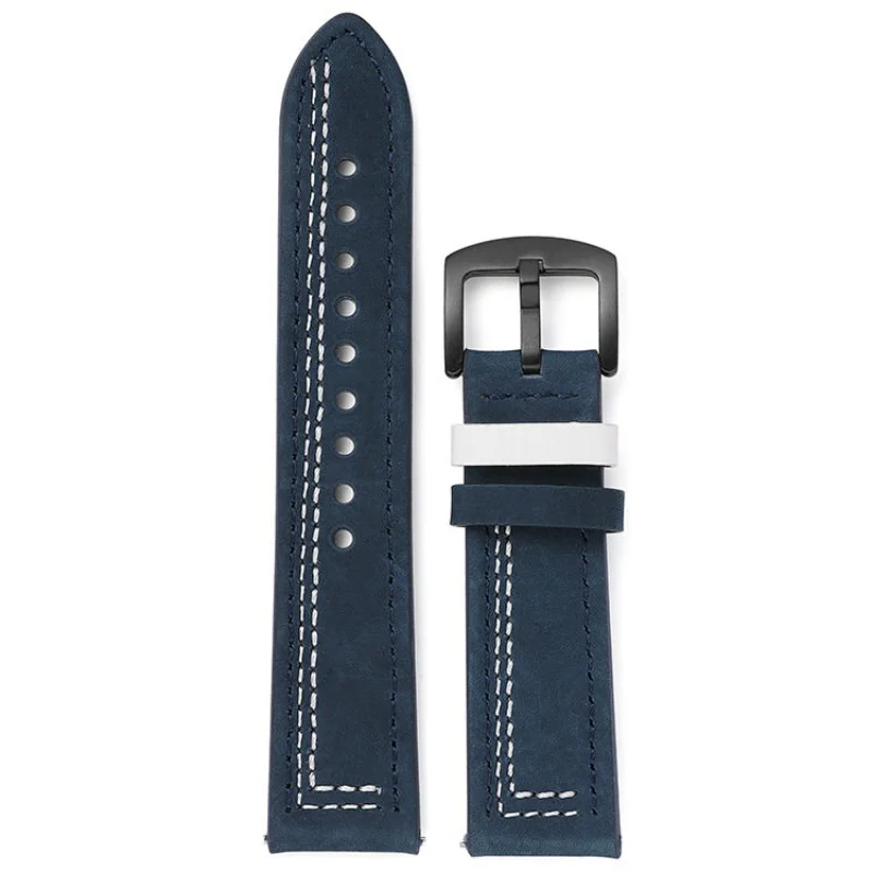 18mm 20mm 22mm 24mm  Compatible With Huawei Samsung Garmin Tissot Watch Strap Classic Retro Style Quick Release Design Unisex