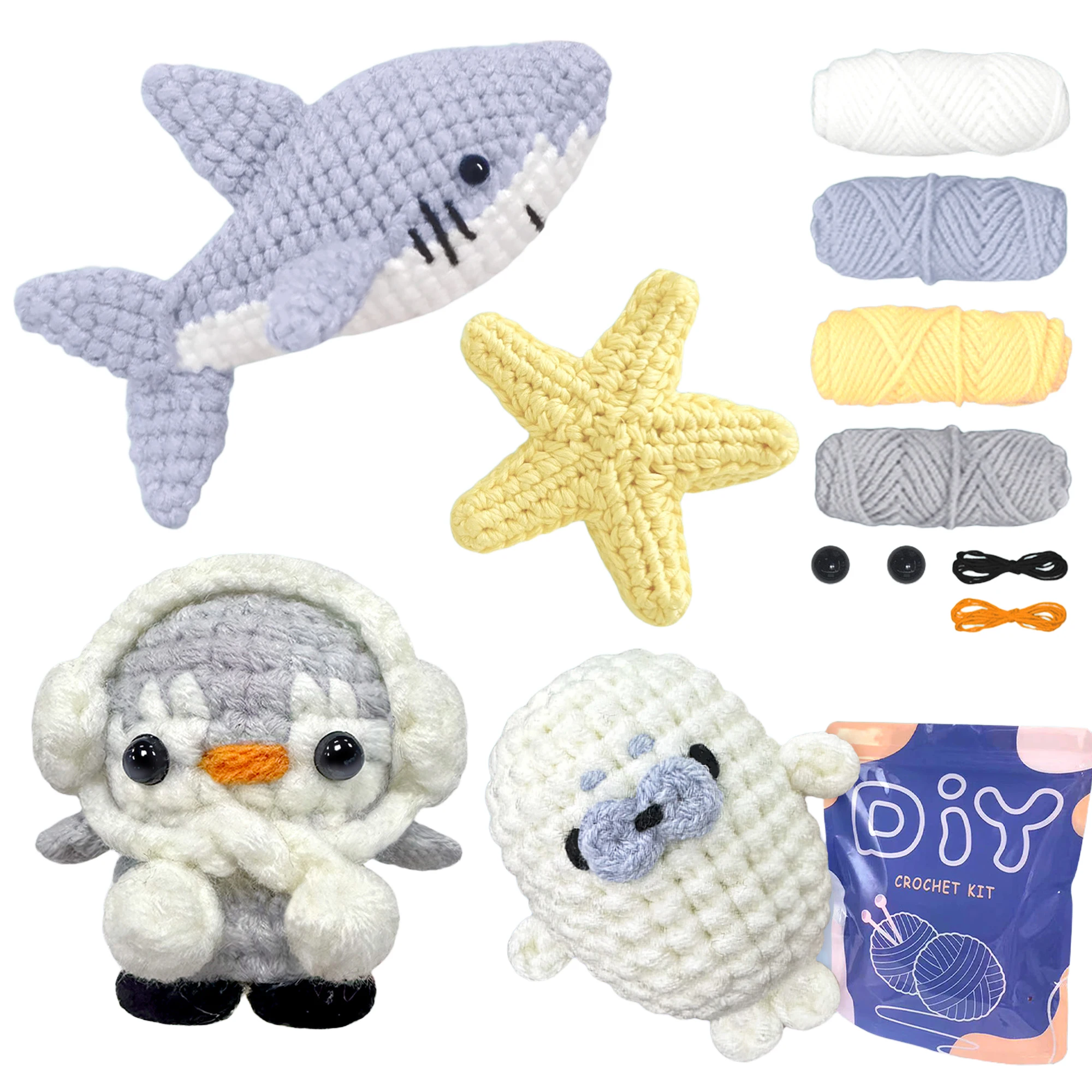 Yamaxin 4 peças kit de crochê  - Art Craft Yarn avaliação e preço