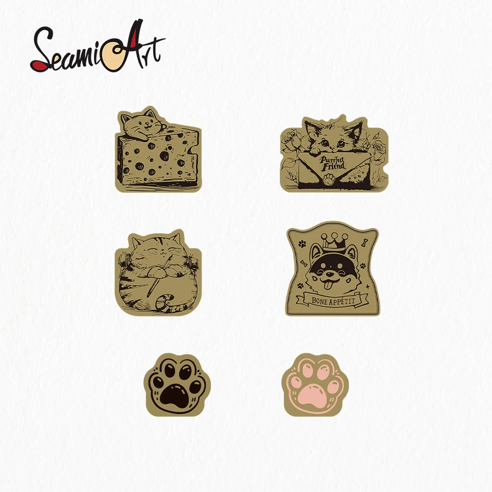 

SeamiArt 1pc Vintage Brass Travel Clip Metal Letter Clip Ticket Folder Watercolor Handbook Fixator for Art Supplies