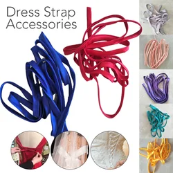 4M Satin Corset Lace-Up Back Zipper Replacement for Wedding Dress Gown Bridal Dress Multi Colors Adjustable 157in Corset Lace-Up