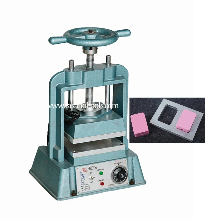 8X8 inch Jewelry Machine Vulcanized Rubber Mold Machine Jewelry Mold Vulcanizer