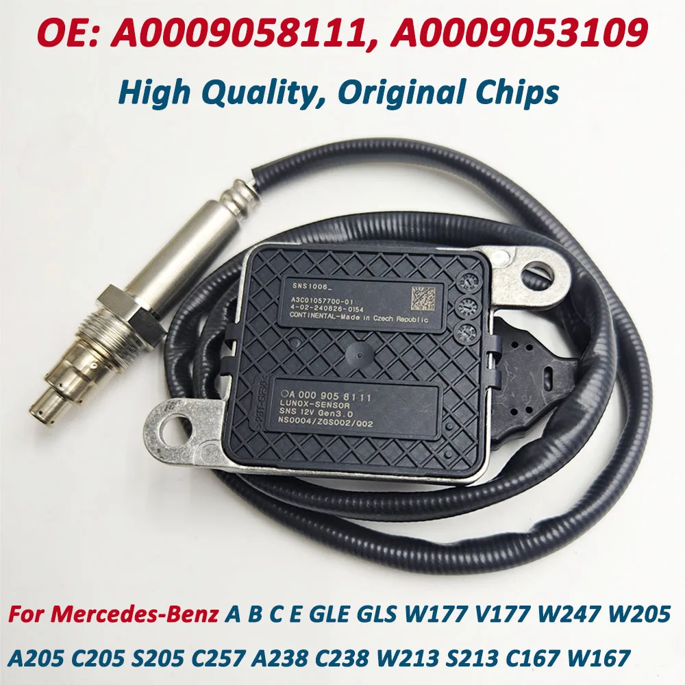 

High Quality Nox Sensor A0009058111 A0009053109 0009058111 For Mercedes-Benz A B C E GLE GLS W177 V177 W247 W205 A205 C205 S205