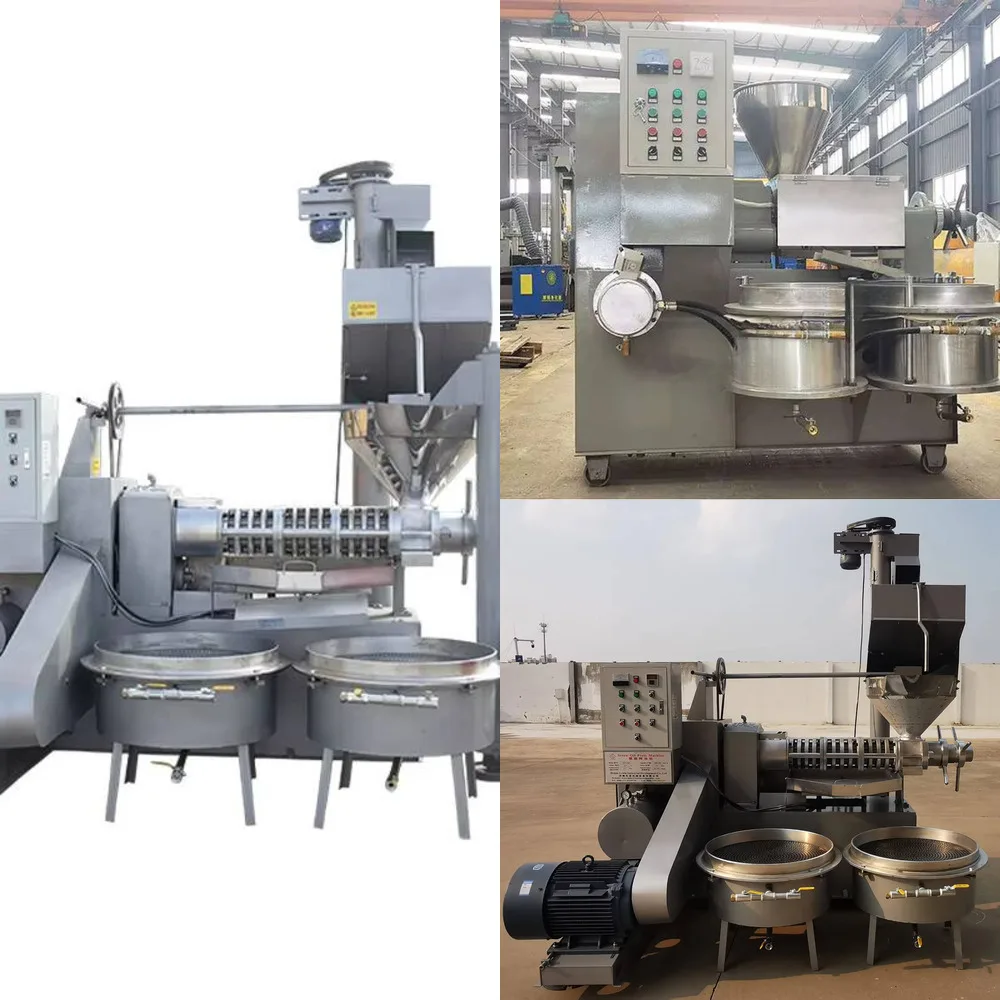 

Cold And Hot Screw Press Hine High Yield Suower Seed Coconut Soybean Oil Presser New Multifunctional Oil Press