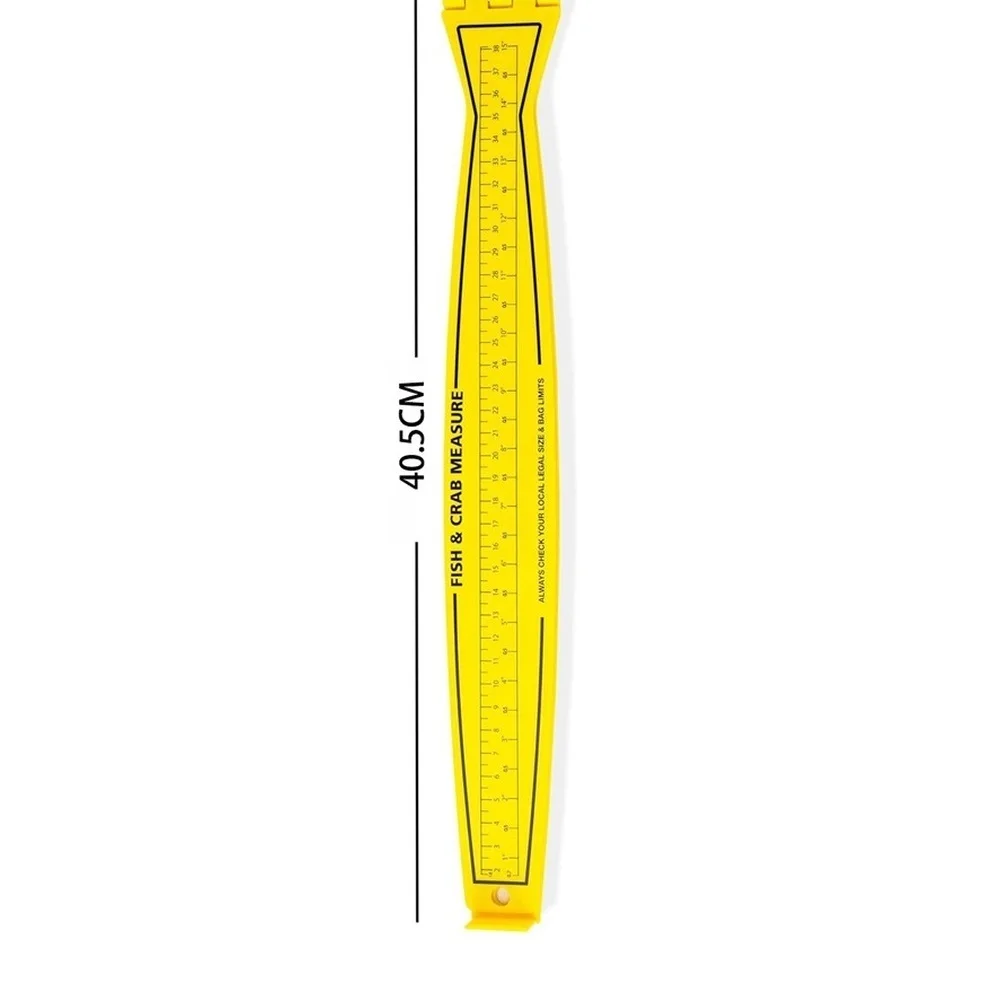 Lightweight Foldable Fish and Crab Measuring Ruler 32 Inch 80CM with Dual Side Metric and Scales for Fishing Use