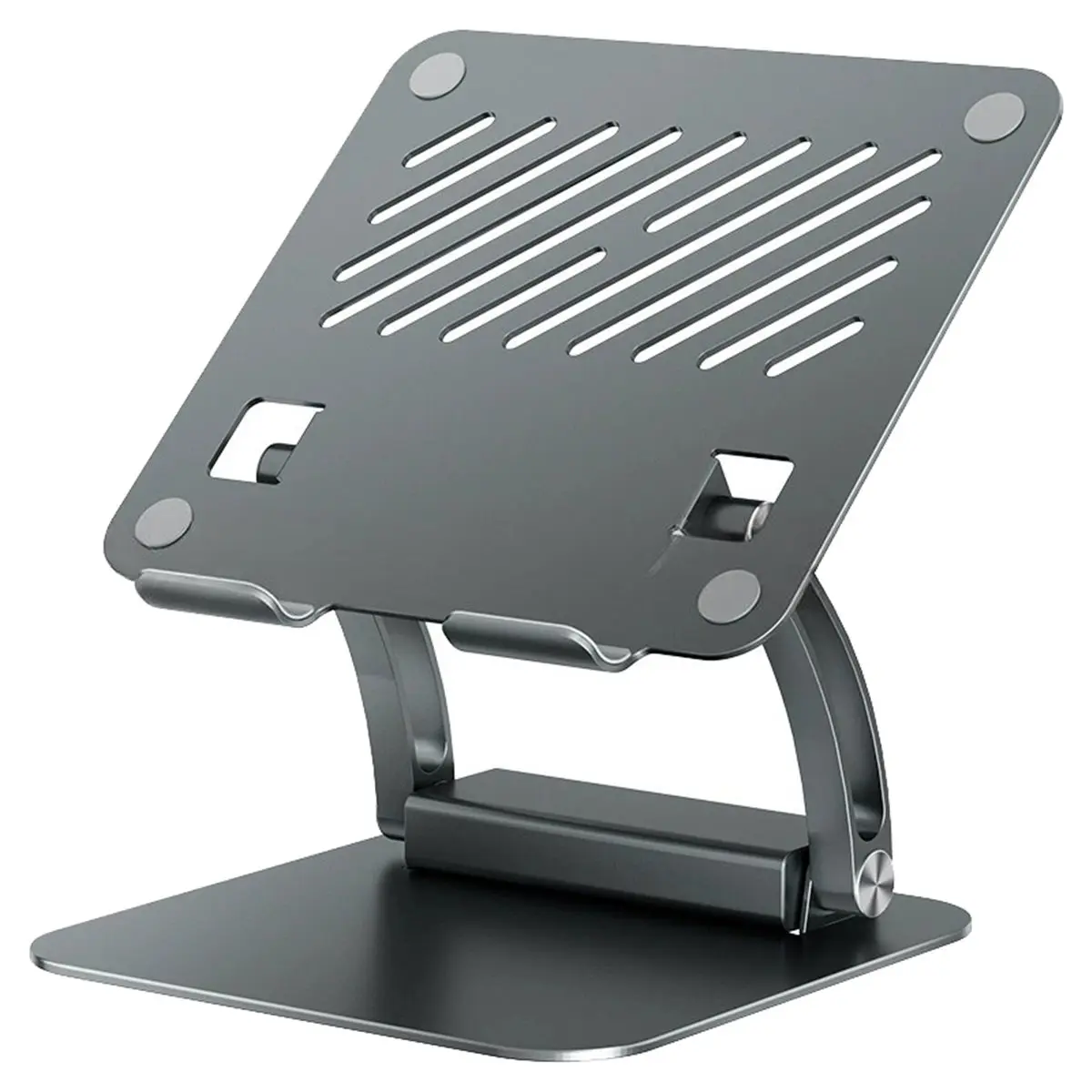 L70A Laptop Stand with Detachable USB-C Hub,PD100W 4K@60Hz,3 USB Ports,Ergonomic Holder Docking Station for 10-17