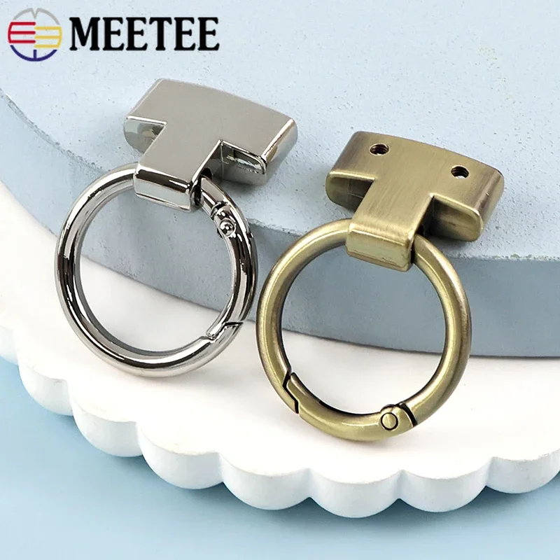 

5/10/20Pcs 20/25mm Metal Buckles Spring O Ring Keychain Detachable Hook Bag Strap Carabiner Clips Clasp Accessories for Handbags