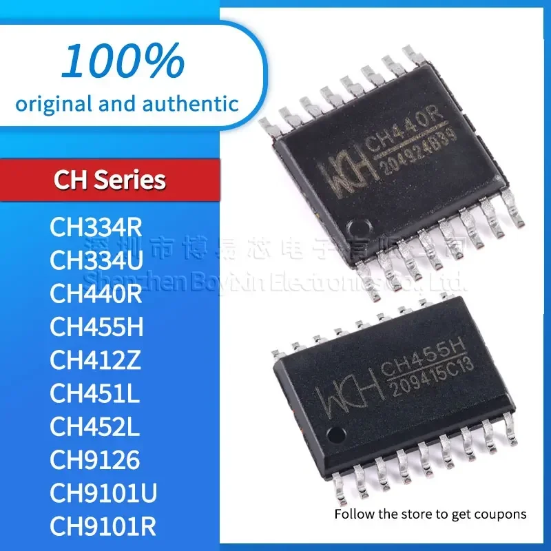 

CH334R CH334U CH440R CH455H CH9101U CH9101R CH412Z CH451L CH452L CH9126 CH9121 CH9344L CH456H CH334L Black casing