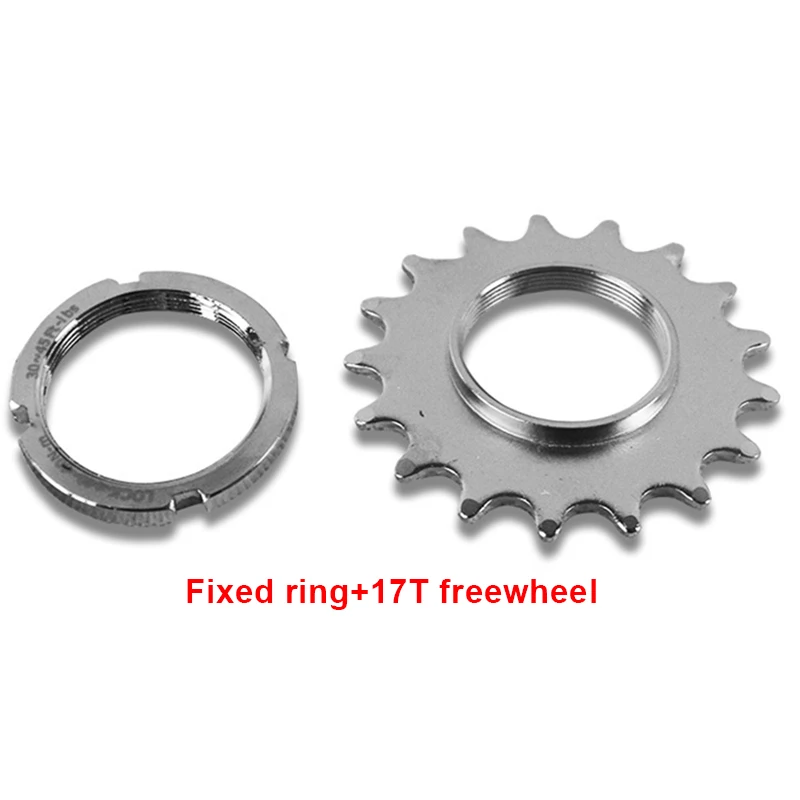 Fixie Bike Freewheel Sprocket Fixed Gear Ratchet, Single Speed Cassette, Fixed Ring, Bicycle Parts, 13T, 14T, 15T, 16T, 17T, 18T