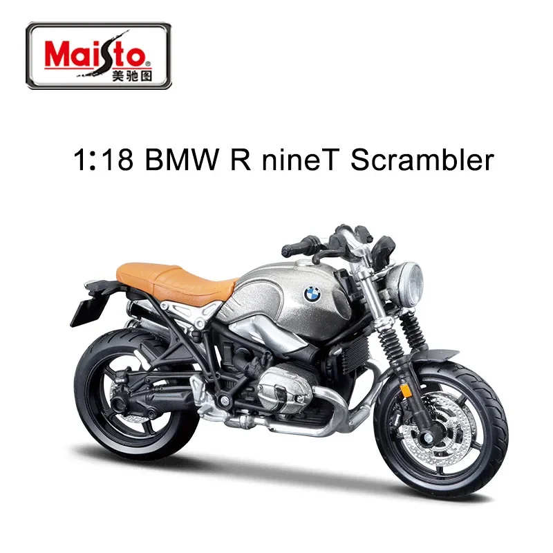 In Stock Maisto 1:18 Motorcycle Series Alloy Miniature Diecast Model Ducati Kawasaki Bmw Moto Alloy Luxury Vehicle Toys Kid Gift