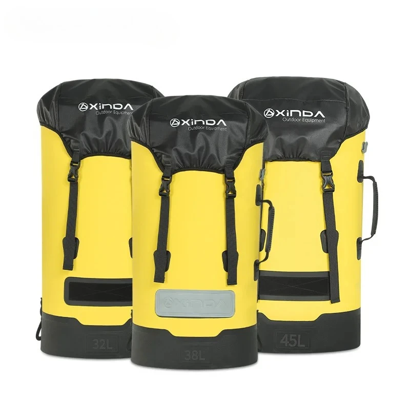 Outdoor Bag Tracing Stream Waterproof Rescue Hiking Climbing Large Capacity Equipment Shoulder Knapsack