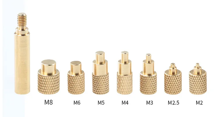 Heat Set Insert Tip Compatible with TS100 Soldering Iron, 3D Printer Hot Melt Nut Embedding Tool Accessories
