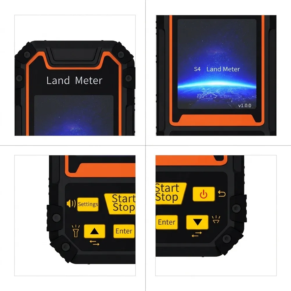 Land Area Measuring Device For Gnss For Gps Survey Meter With Color Screen For Farmland Terrain Distance Measurement Tool For