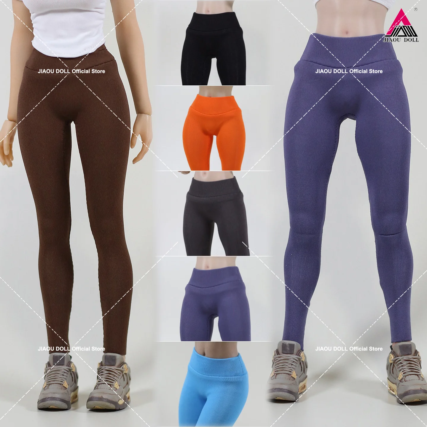 

DMTOYS JZ801 1/6 Scale Yoga Pants High Elasticity Tight Sport Clothes Model Fit 12'' Female Soldier Action Figure Body Dolls