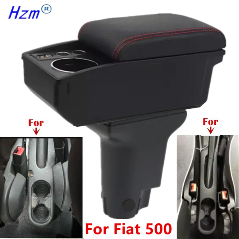 Per Fiat 500 scatola bracciolo Per Fiat CRONOS Scatola bracciolo per auto Scatola portaoggetti