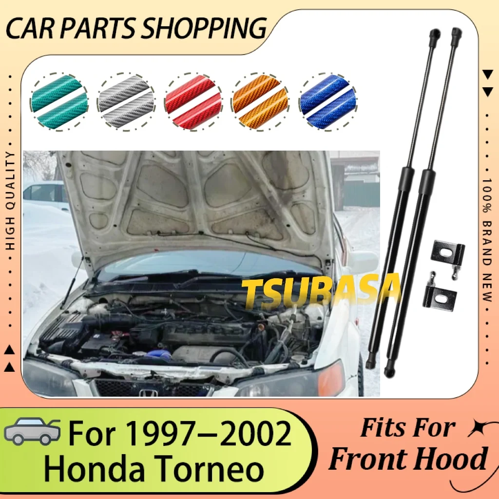 

Hood Damper for Honda Torneo 1997 1998 1999 2000 2001 Gas Struts Refit Lift Support Rods Front Bonnet Piston Bar Spring Shocks