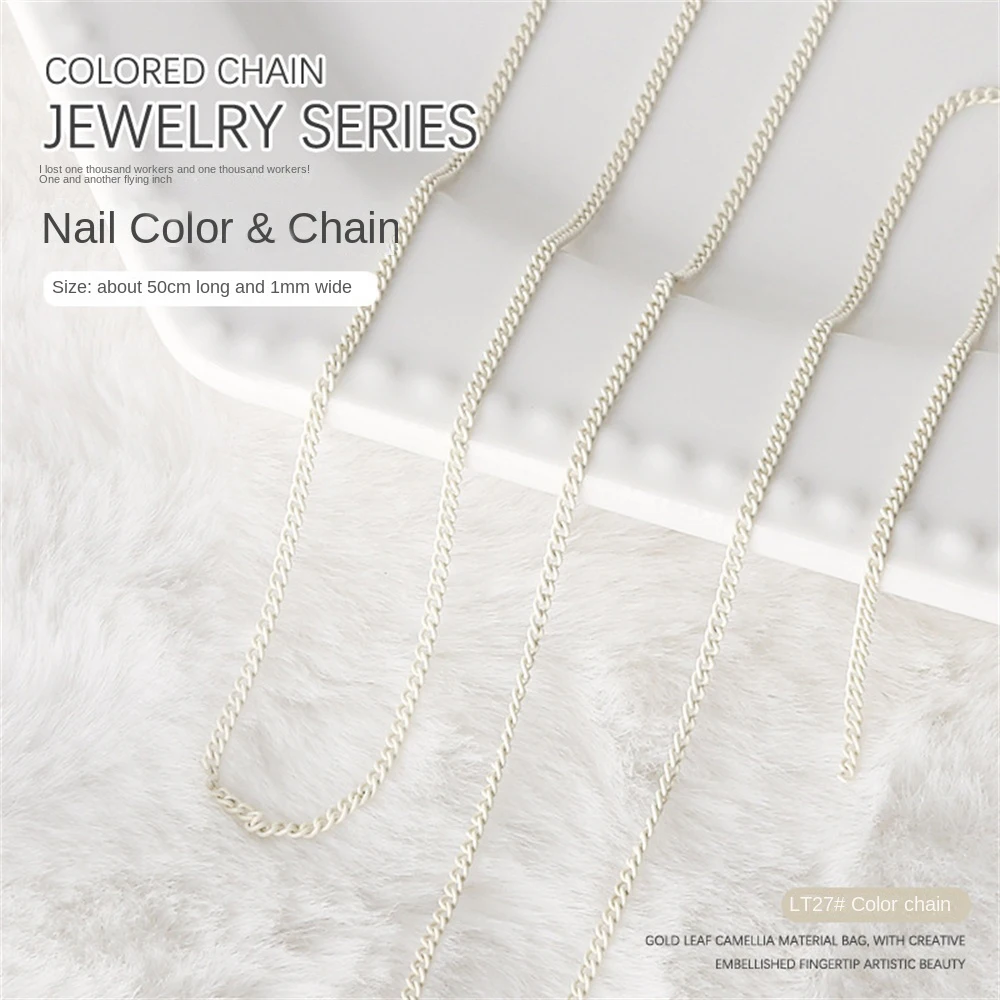 زينة أظافر يابانية حلوة ليس من السهل إسقاط ملحقات الأظافر، مادة آمنة، مجموعة كاملة من الأنماط، معجون سلسلة الأظافر بقوة