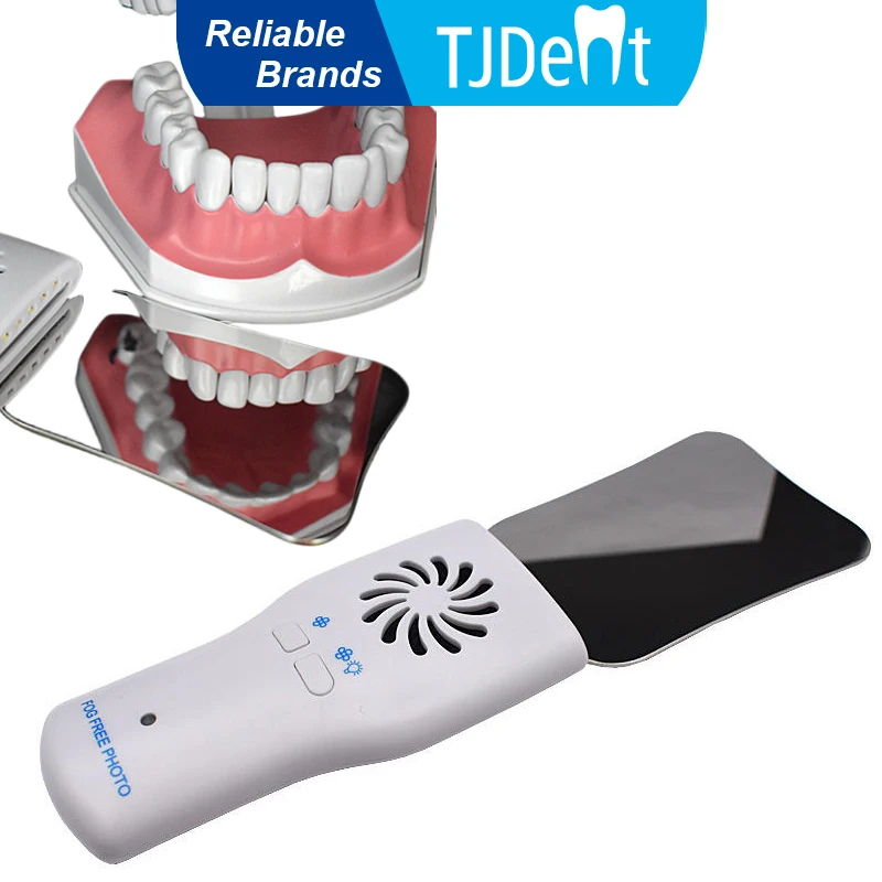 

TJDent Dental Automatic Anti-fog Mirror with LED Light Orthodontic Reflectors Fog Intraoral Photography Lingual Dentist Supplies