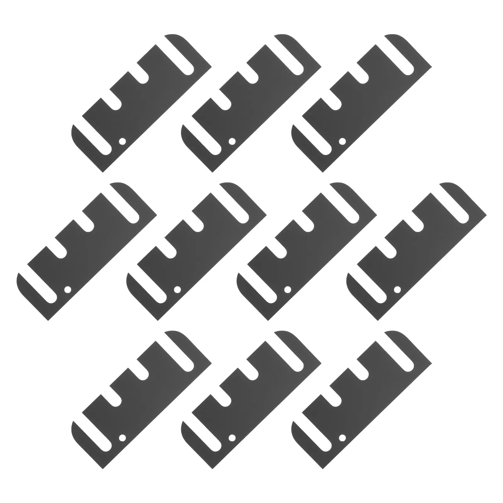 10Pcs Metal Door Hinge Shims Stainless Steel Spacer Gaskets for Cabinet and Interior Door Repair Noise Reduction Replacement