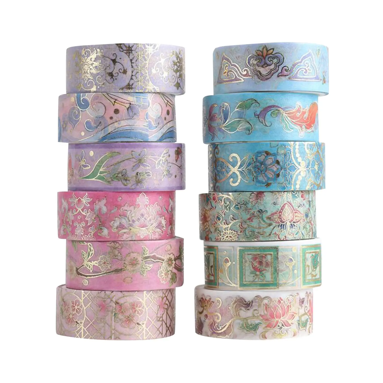 12 Pieces Sticker Tapes Crafts DIY for Calendars Party Decorations Gift Wrap