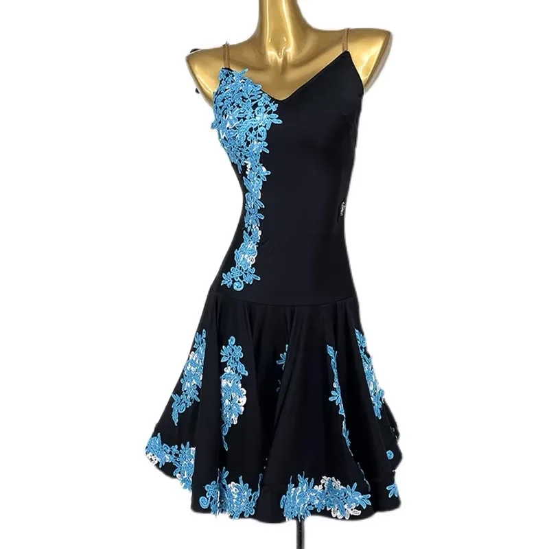 Professione Gonna da ballo latino Adulto di alta qualità a basso prezzo Latin Rumba Abito da ballo latino Gonna da ballo latino standard Samba