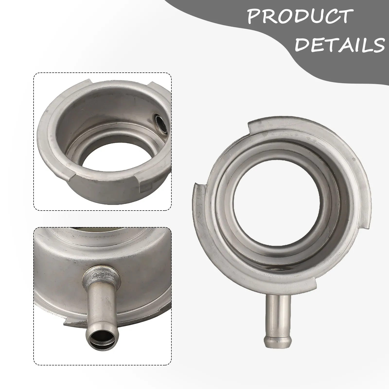 Radiator Coolant Filler Neck Stainless Steel 56mm OD 30mm ID Built For Weld-On Mounting 58mm Radiator Cap