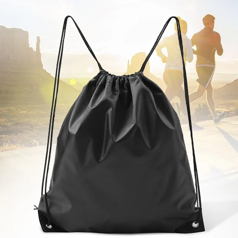 Wasserdichte, faltbare Sporttasche mit Bündeltasche, Kordelzug, Fitness-Rucksack, zum Einkaufen, Wandern, Camping, Schwimmen, für Männer und Frauen, Sporttaschen, Unisex – Detail 6