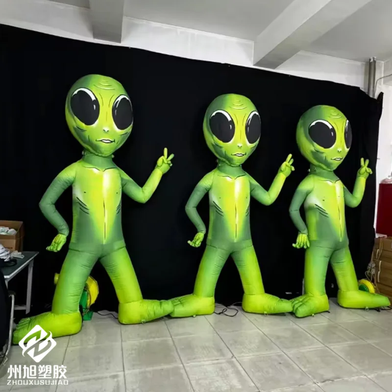 Custom Made 3 Meters Height Large Inflatable Alien Character for Event Party Decor Toys