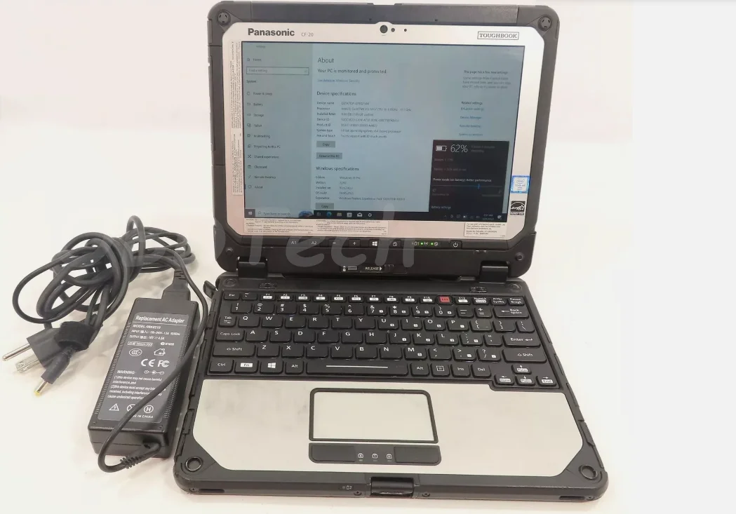 اللوحي Toughbook CF-20 CF 20 CF20 2 في 1 M5-6Y57 16GB RAM العسكرية في الهواء الطلق أداة تشخيصية كمبيوتر محمول متين 10.1 بوصة Win10 Win11