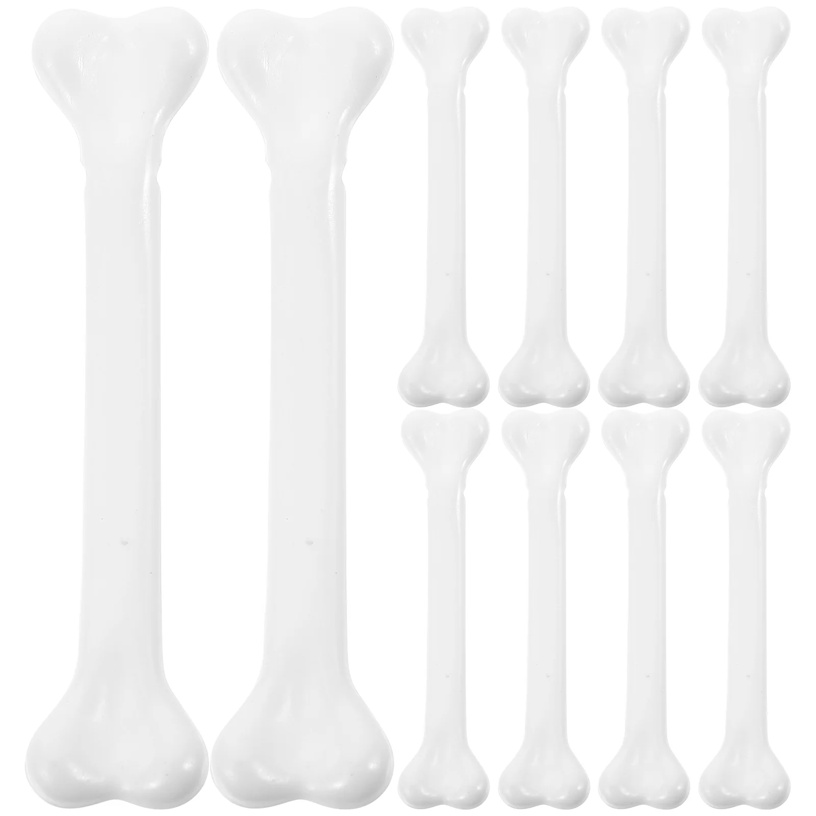 

12 Pcs Halloween Inflatables Decoration Mini Skeletons Fake Bones Prop Plastic