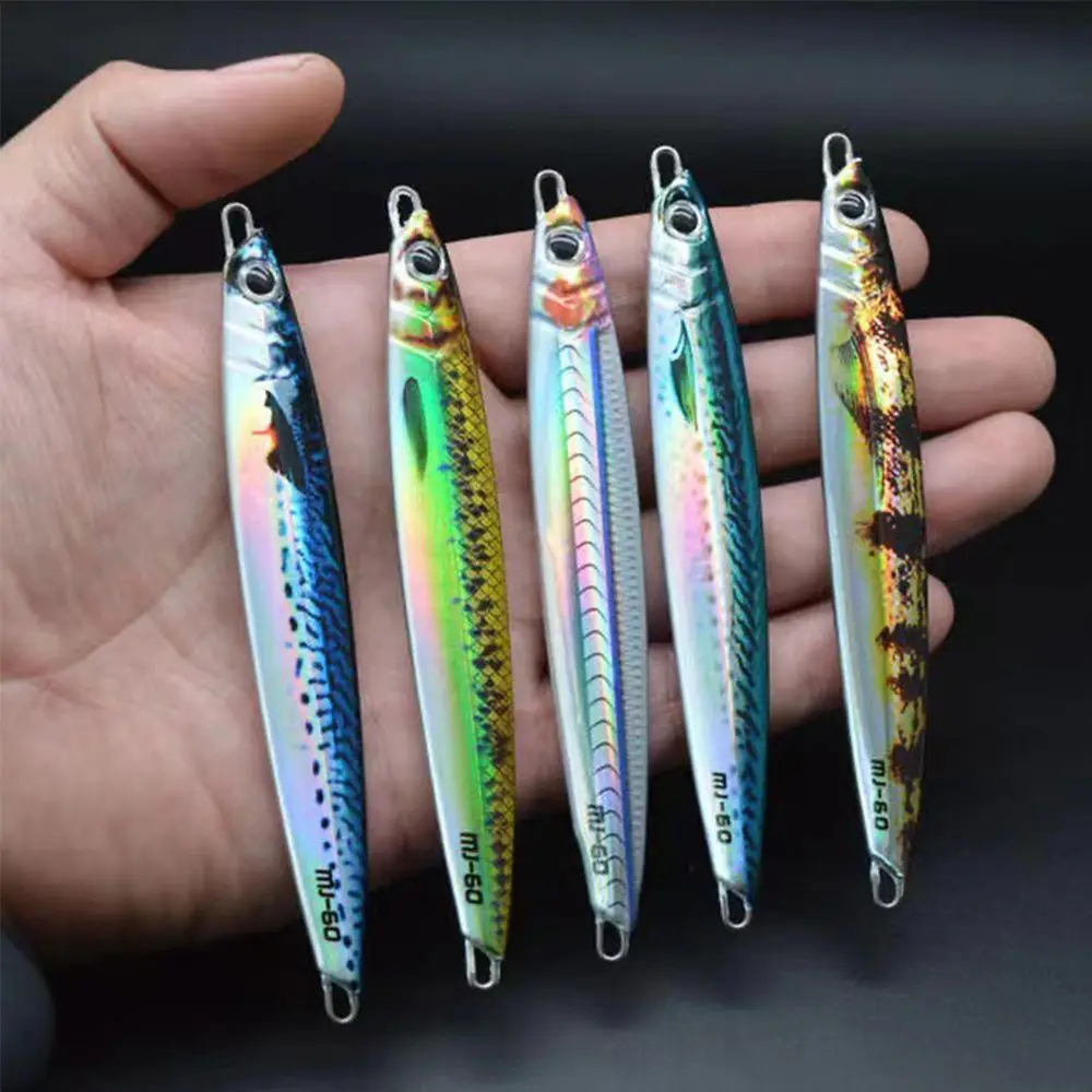 

60g 115mm Luminous Wire Fishing Lure Spanish mackerel Metal Swimbait Sea Fishing Jigging Wobbler Artificial Jig Bait 3d printed