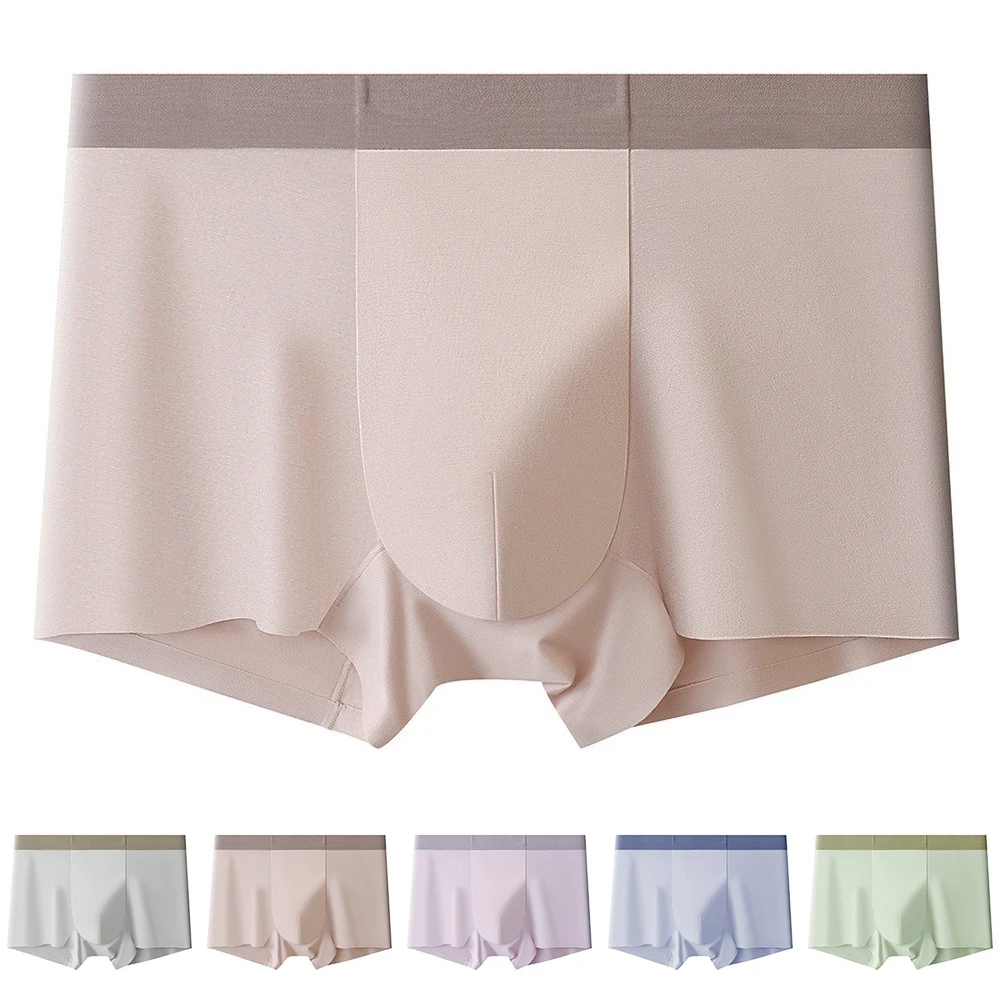 Fashion New Men Boxer Trunks Underwear Comfortable Soft Pouch Sports Casual Simple Boxers Shorts Jockstrap