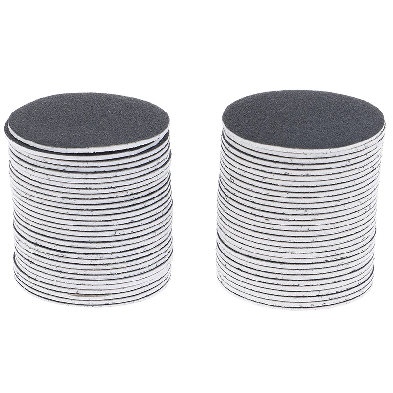 60pcs Replaceable Sandpaper Disc for Cuticle and Foot File – Callus Remover Tool for Dead Skin Removal in Pedicure