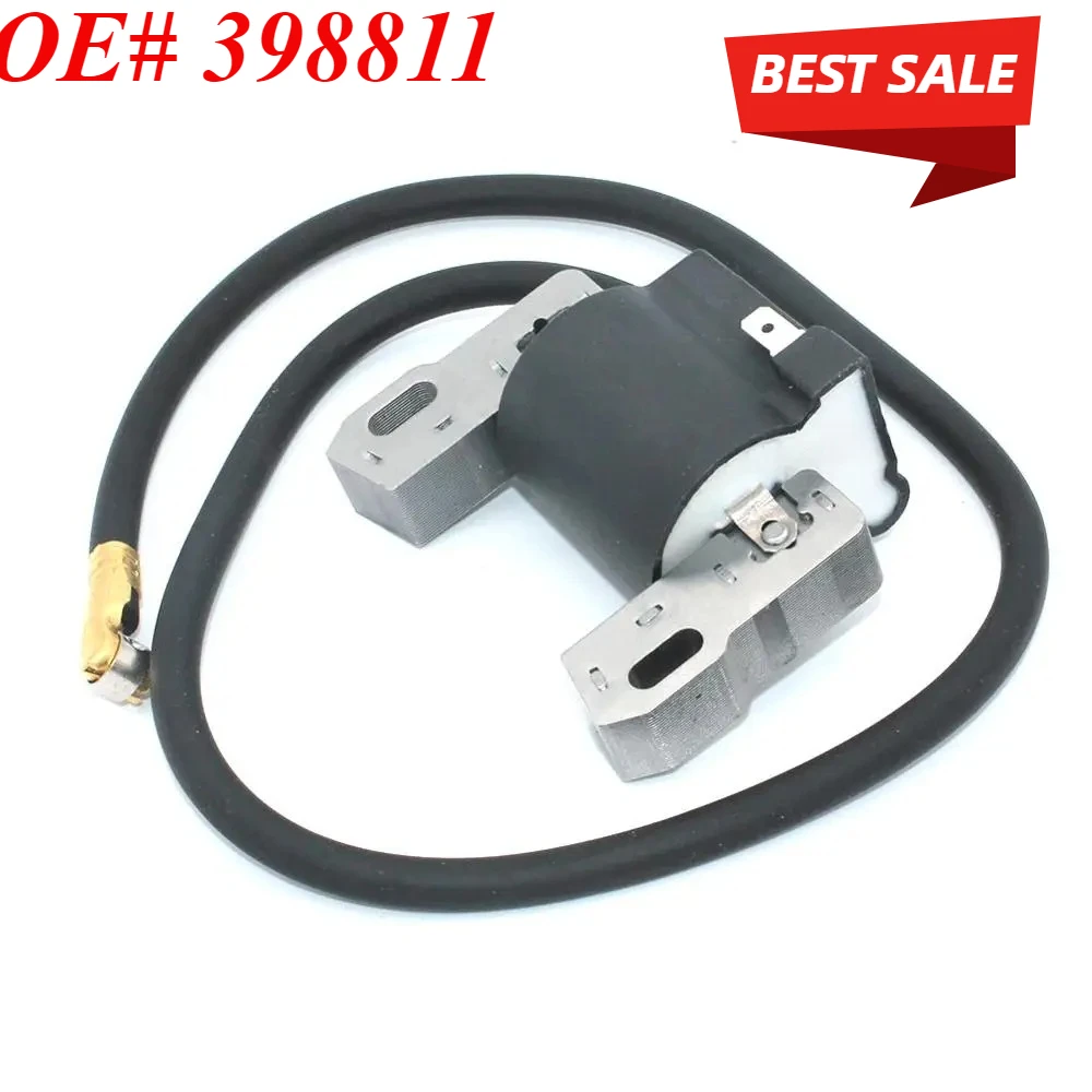 

Ignition Coil for Briggs and Stratton Toro Lawnboy Murray MTD White Outdoor Troy-Bilt Electrolux Cub Cadet 398811
