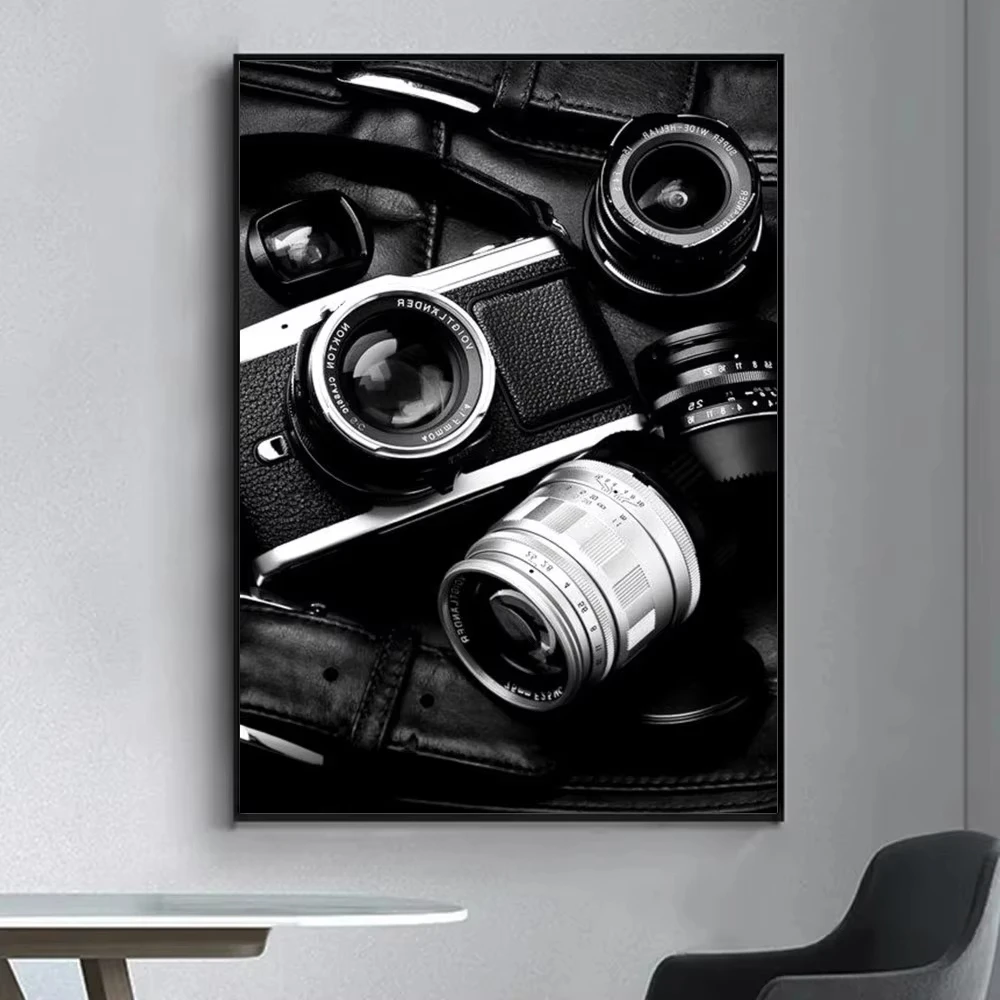 Black And White Vintage Poster Fancy Poster Wall Sticker for Living Room Bar Vintage Decorative Painting