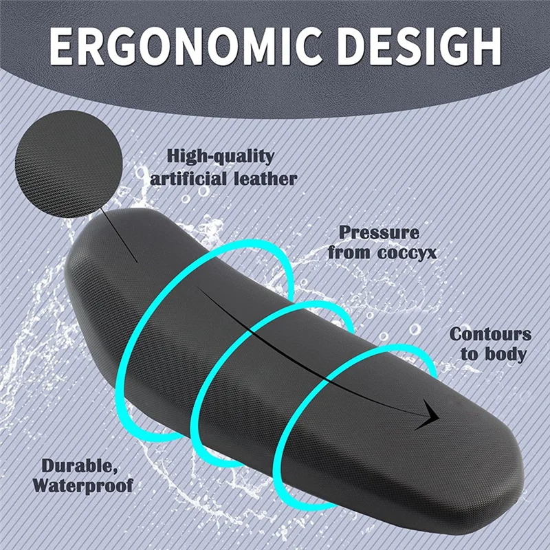 

Motorcycle Seat Cushion, Electric Dirt Bike Seat For Sur Ron Light Bee X/S Segway X260 X160 Accessories - Black-AS55