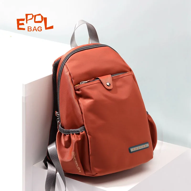 

EPOL Casual Women Backpack Trend 2025 Lightweight Waterproof Travel Bag Oxford Cloth Small Backpack Computer School Bag 2587-24