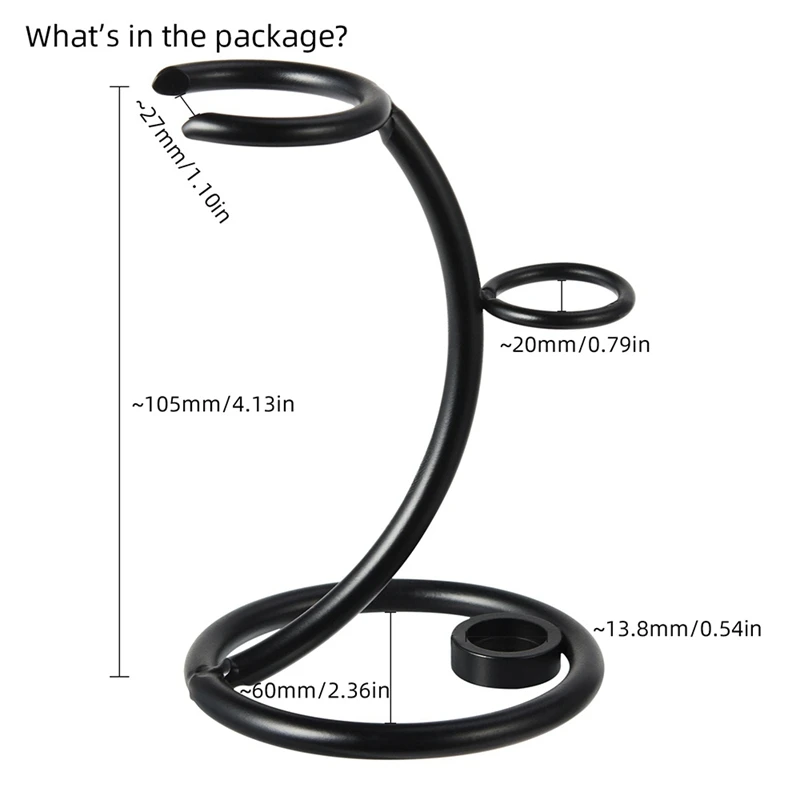 남성용 거치대 곡선 면도 브러시, 수동 면도기 스탠드 홀더, 수염 액세서리, 2 in 1, 1 개
