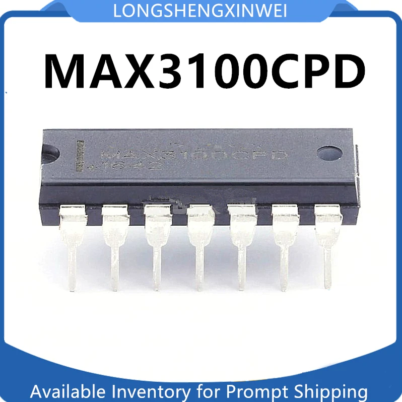 1PCS New MAX3100CPD MAX3100 DIP-14  Original Bus To UART Chip IC