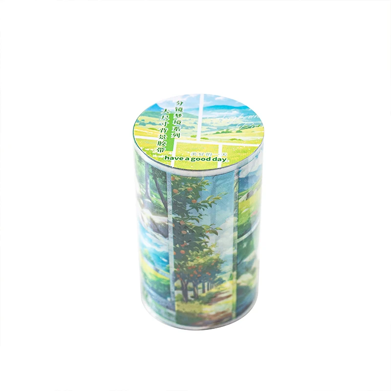 65mm * 200cm Storyboard Dream Series Spring Cloud Landscape Nastro in PET Creativo Diario fai da te Materiale Collage di cancelleria