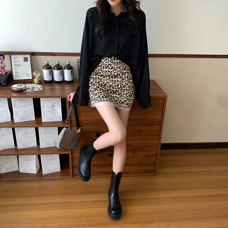 Koszule damskie z długim rękawem w paski Zapinane na guziki Slim Fit Gothic Emo Harajuku Estetyczne Party Chic Clubwear Jesienne ubrania