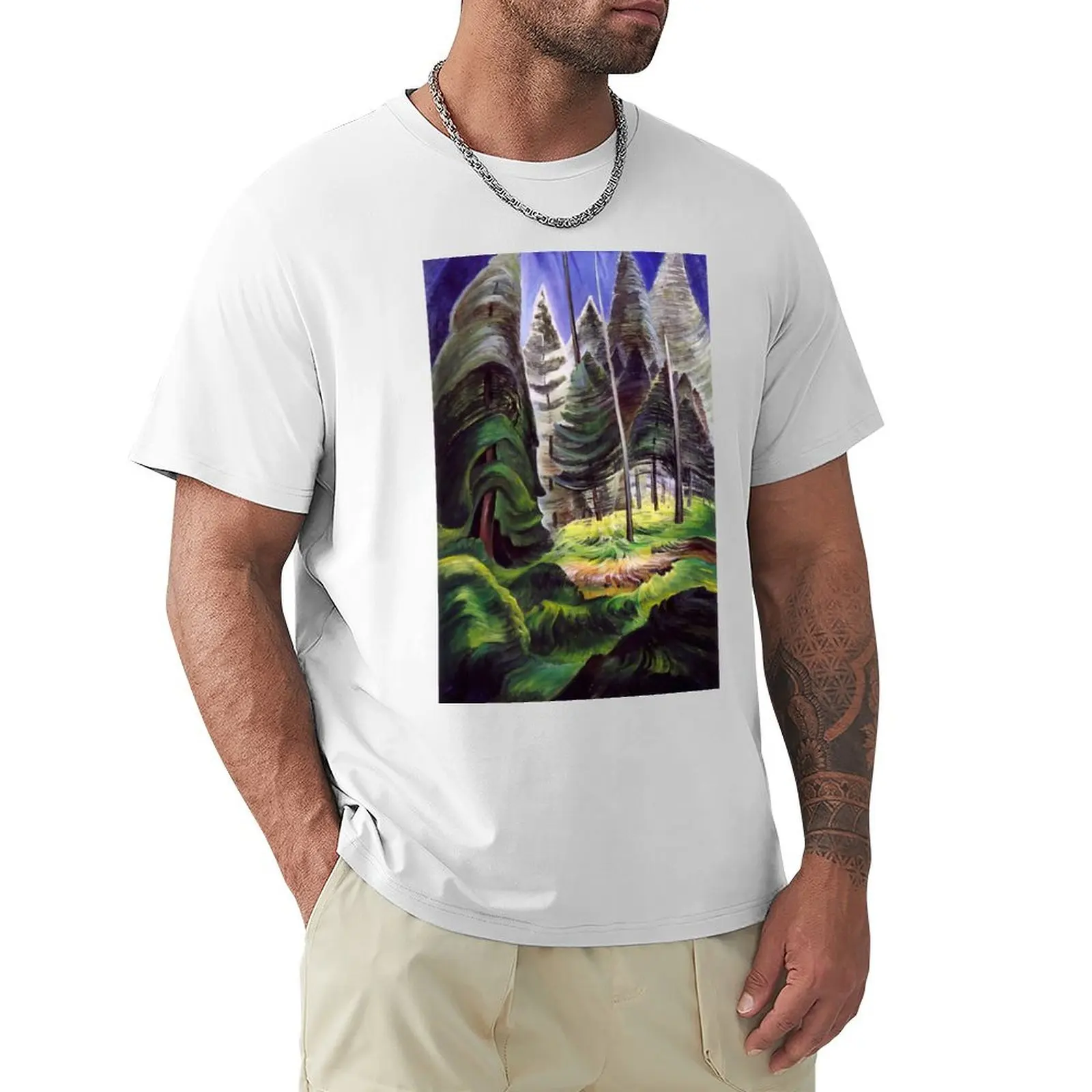 Emily Carr T-Shirt plus size tops oversized mens clothes