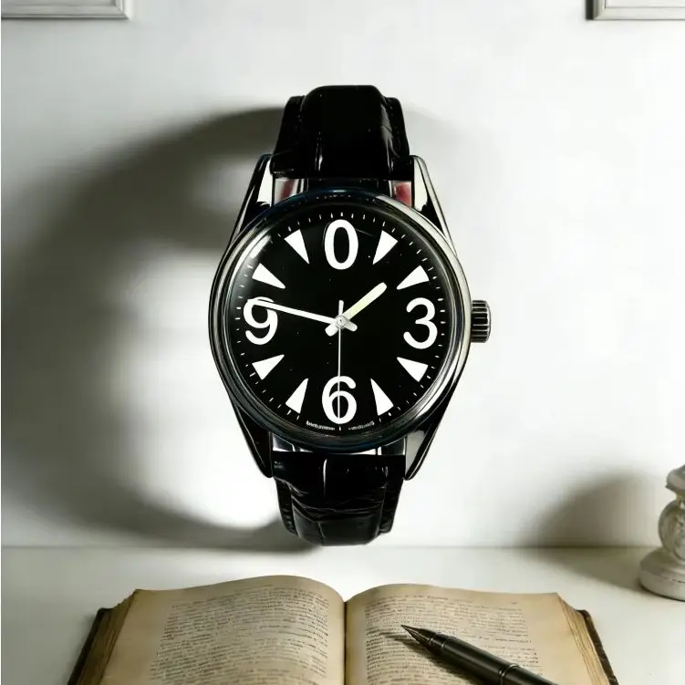 

Men's Mechanical Watch for Shanghai 8120 Manual Movement 38mm Vintage 3D Acrylic Crystal Mechanical Hand Wind