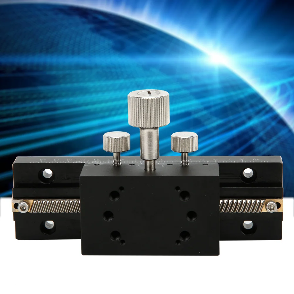 

Manual Displacement X Sliding Stage Manual X Trimming Aluminum Alloy Sliding Stage Replace for Misumi XDTLS100