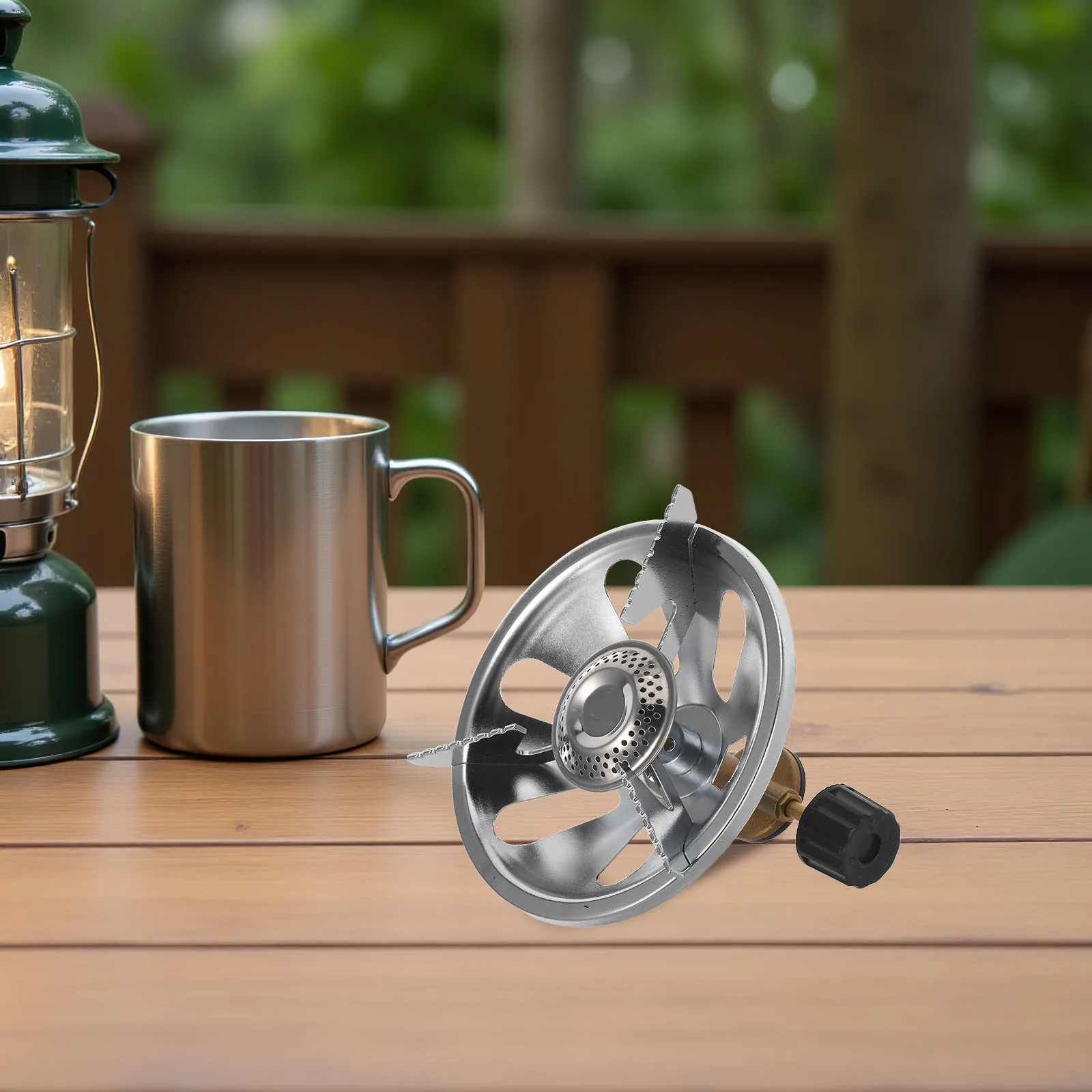 

Portable Camping Gas Stove Copper Stainless Steel Foldable Windproof Outdoor Cooking Tools Picnic Hiking Stove Head